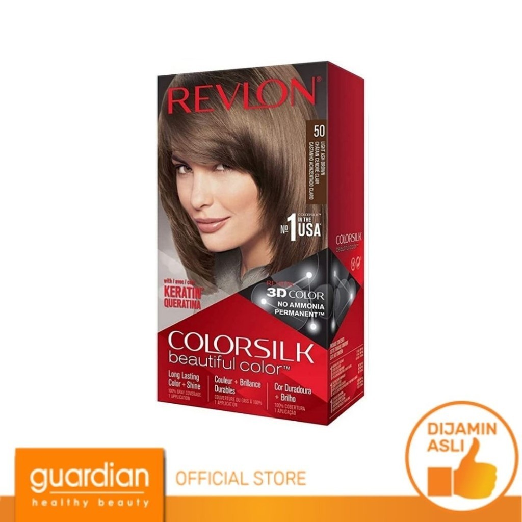 Revlon Colorsilk Hair Color Light Ash Brown 50