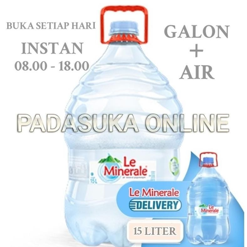 

Beli 2 Lebih Murah Galon Le Minerale 15 Liter / Cleo Galon 12.8 Liter / Air Mineral Galon 5 Liter / Air Minum Cod