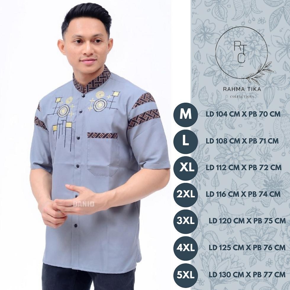 Terbaru Ramadhan Sale  Bisa Cod Baju Koko Modern Lengan Pendek Baju Koko Pria Terbaru Tahun 2024 Koko Kurta Dewasa Promo