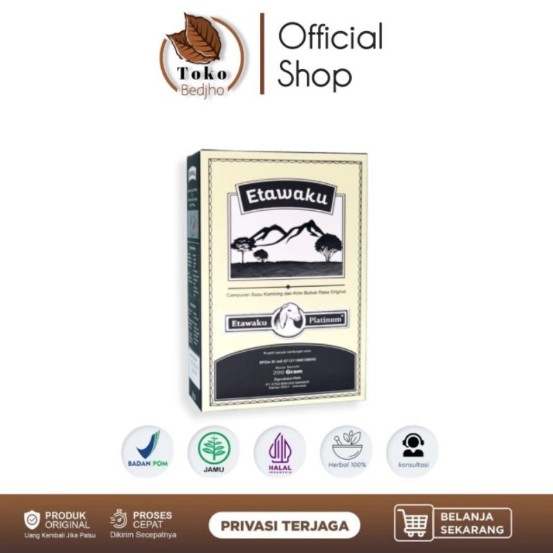 

ETAWAKU PLATINUM ORIGINAL SUSU KESEHATAN PERNAPASAN ASMA - 1 BOX