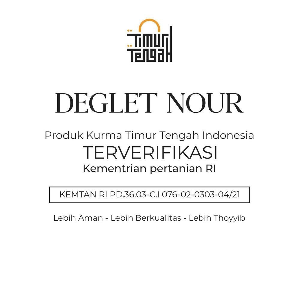 

Timur Tengah Kurma Tunisia Tangkai 1Kg Deglet Noor Premium Original High Quality Barangbaru