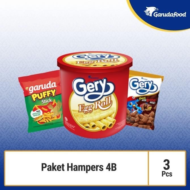 

Paket 4B Hampers Parcel Lebaran / Snack & Wafer Roll By Garudafood Pengiriman Cepat