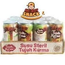 

[Grab/Gojek] Susu Steril Tujuh Kurma Kaleng 1 Pax Isi 12 (200Ml) Terlaris