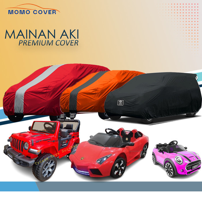 promo Cover Mobil Mainan Anak Elektrik Penutup Mobil Mobilan Anak Aki Sarung