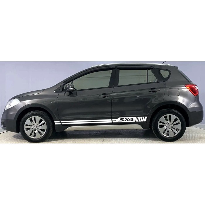 promo Sticker Aksesoris Stripe Mobil Suzuki SX4 001