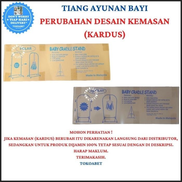 Tiang Ayunan Bayi Perlengkapan Tidur Bayi Ada Roda Ayun Karakter