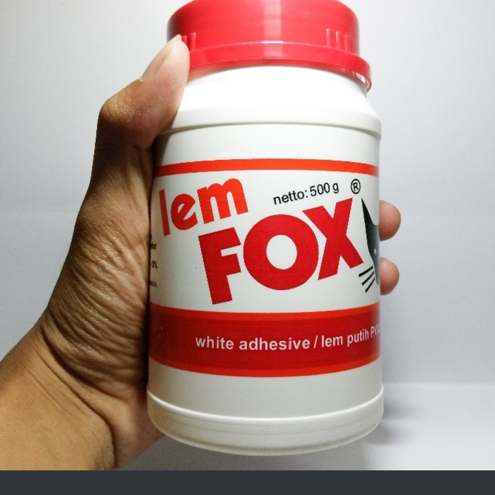 

Lem Fox Putih / Lem Pvcac/Lem Kertas Fox Kemasan Isi 1/2 Kg Net 500Grm