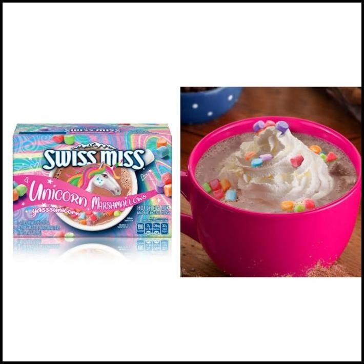 

[Isi 6 Pcs] Swiss Miss Unicorn Marshmallows - Susu Coklat Marshmellow