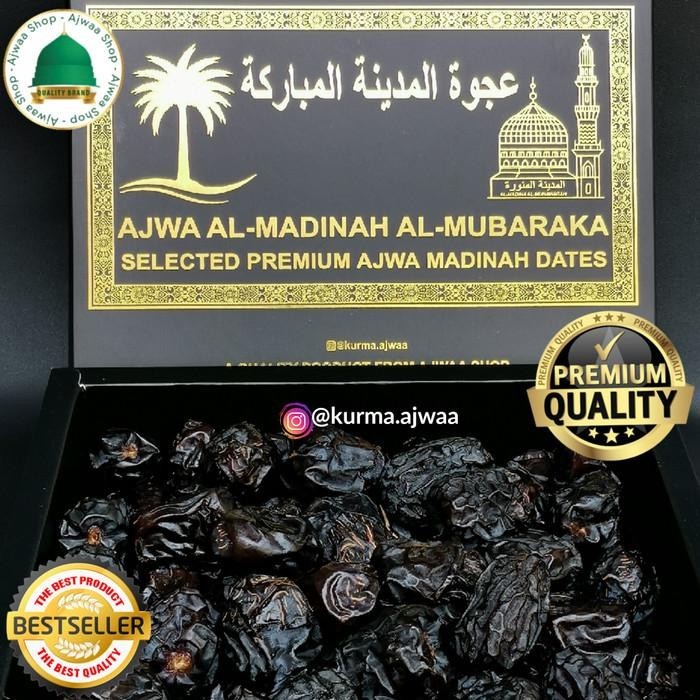 

KURMA AJWA ROYAL BLACK PREMIUM ASLI MADINAH 1 KG