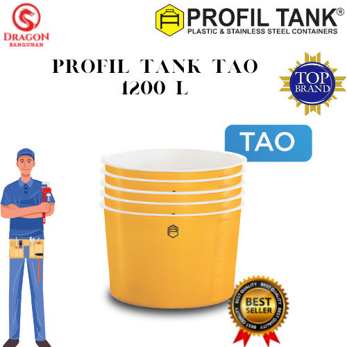 Toren Air Profil Tank Tao 1200 Liter Bak Terbuka