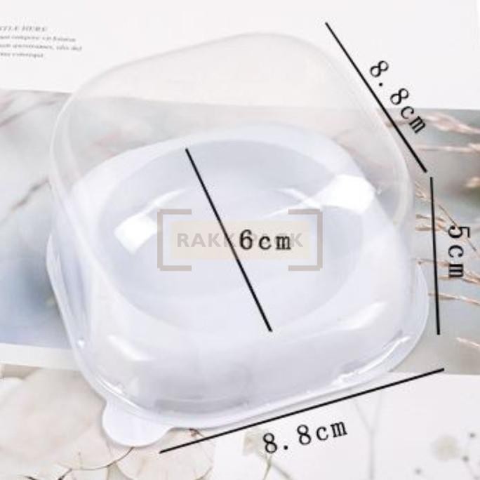 ~~~~~] 10pcs tempat tray mika eggtart mooncake pie bakpao mini dessert box