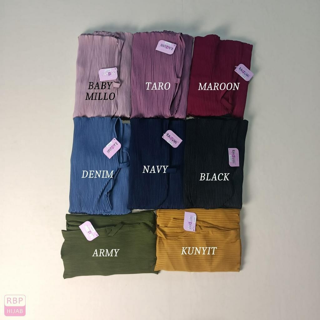 NEW PREMIUM DAILY HIJAB Jilbab Bergo Syar'i Instan Zainda Jumbo Plisket Raqumi Hijab