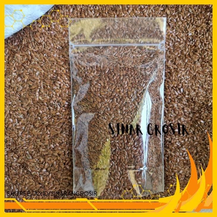 

BROWN FLAXSEED ORGANIC 100GR - BIJI RAMI KUALITAS BAGUS BAGUS