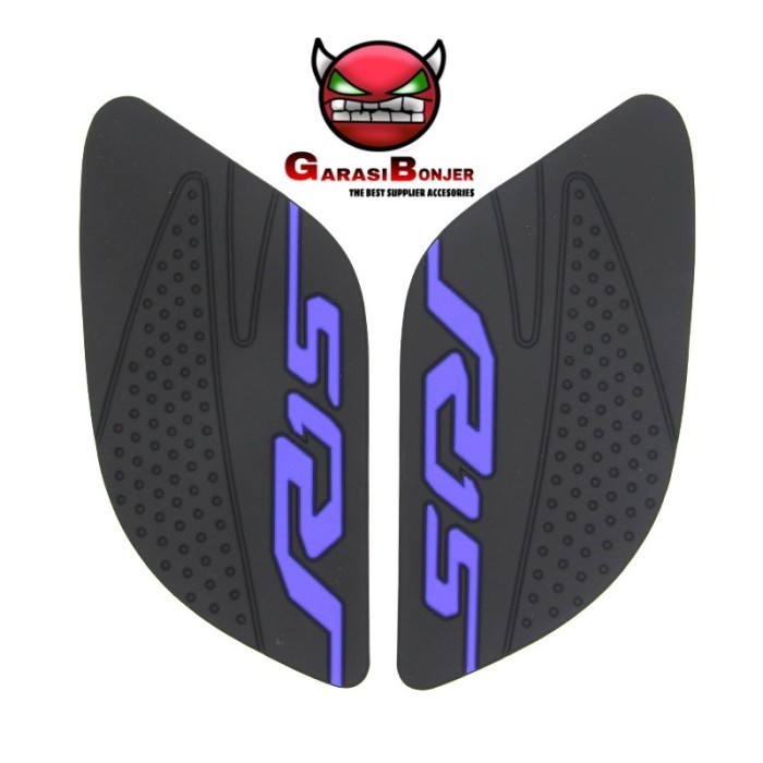 Tank Side Pad Yamaha YZF R15 V3 SHARK POWER - Rubber Karet Tankpad