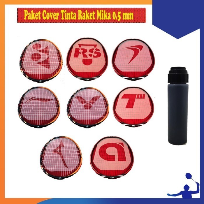 

Paket Cover Stencil Card 8 El + Tinta Logo Cetakan Senar 0,5 Mm