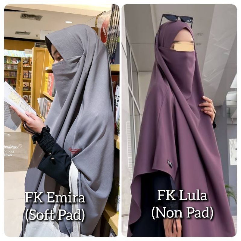 NEW PREMIUM DAILY HIJAB [Bisa COD] French Khimar Instan by Khumaira Syari / FK Lula / FK Emira / FK