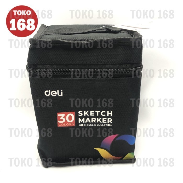 

Deli Color Marker /Spidol Warna Dengan Tas 30 Warna 70806-30 (Set)