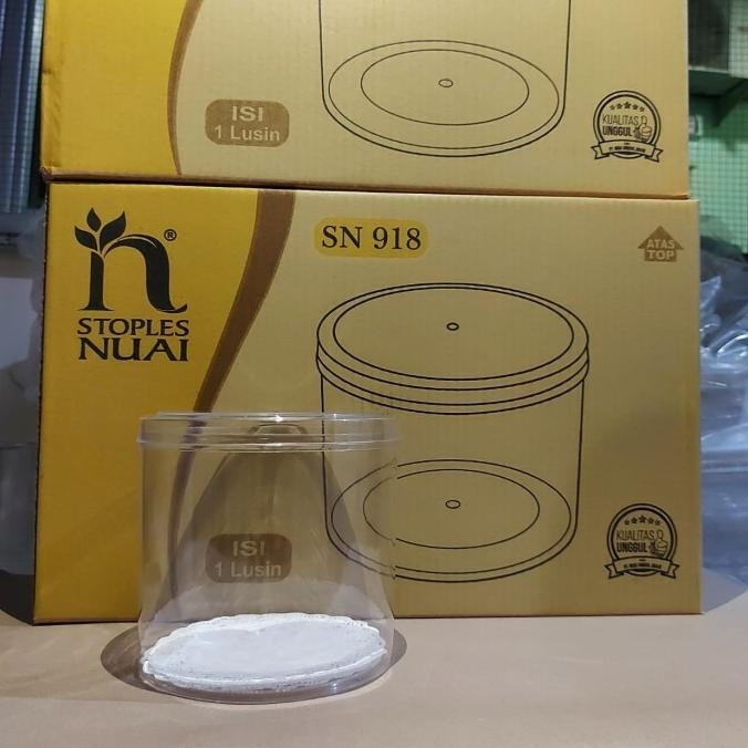 Toples Kue Kering Plastik Nuai Sn 918 Sn918 / Tabung - 1000 Gr
