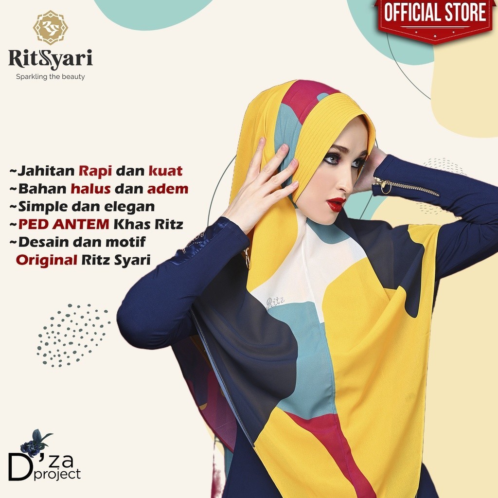 NEW PREMIUM DAILY HIJAB syari mewah khimar hijab jilbab instan terbaru Electra by ritz syari