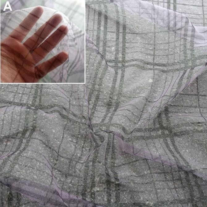 

Kain Tile / Kain Tulle Fancy Motif Square D- 1871 Stok Terbatas