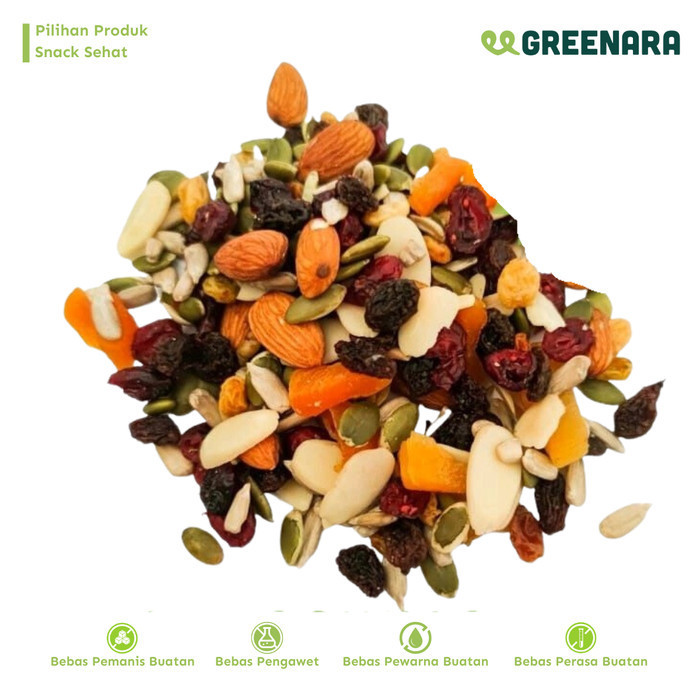 

TERMURAH Greenara Power Trail Mix 1kg / Snack Sehat
