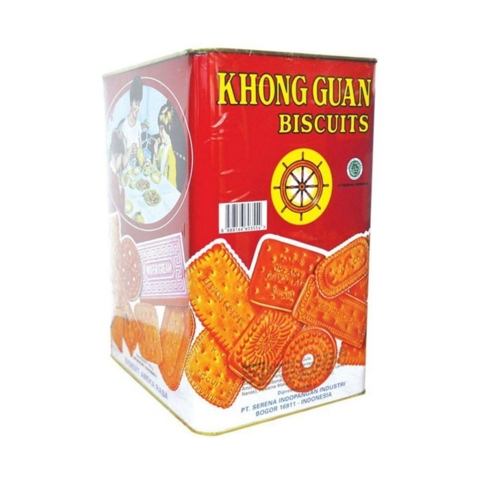 

BERGARANSI Khong guan biscuit assorted merah 1,6 Kg