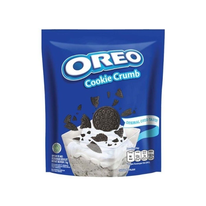 

TERPERCAYA Oreo Bubuk Kasar Cookie Cookies Crumb Crumbs Original 1 Kg