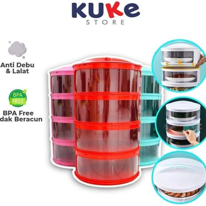 TERLARIS PROMO TUDUNG SAJI STANDAR/ TUDUNG SAJI 4 SUSUN 5 SUSUN / LILISTORE44