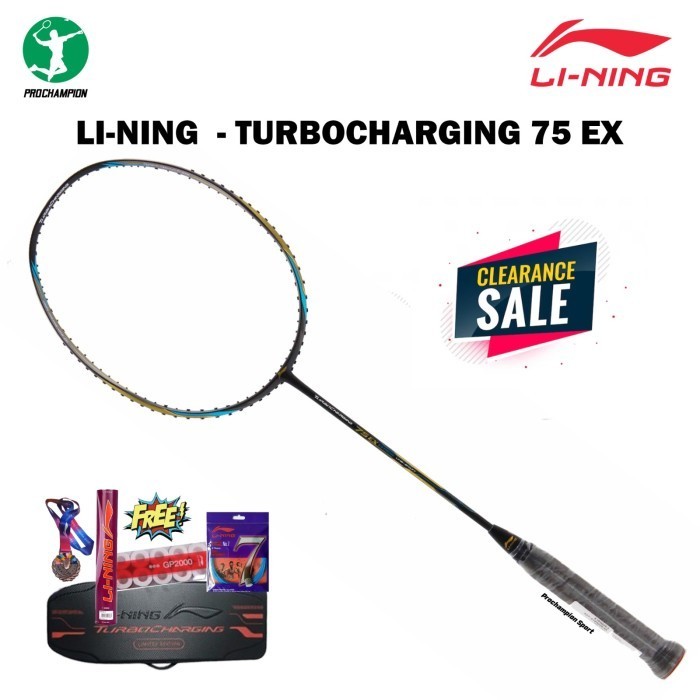 Raket Badminton Lining Turbo Charging 75 Ex Clerance Sale