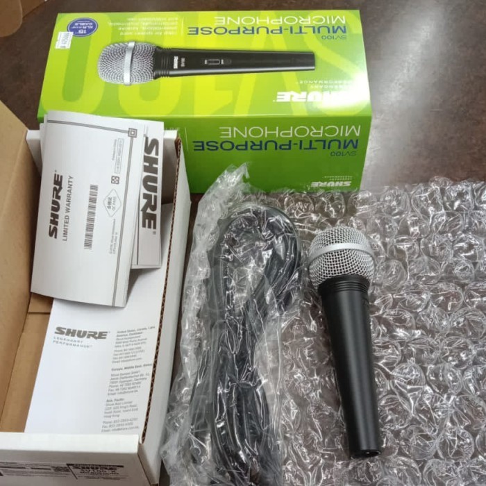 Mic Kabel Shure Sv 100 (100% Ori)