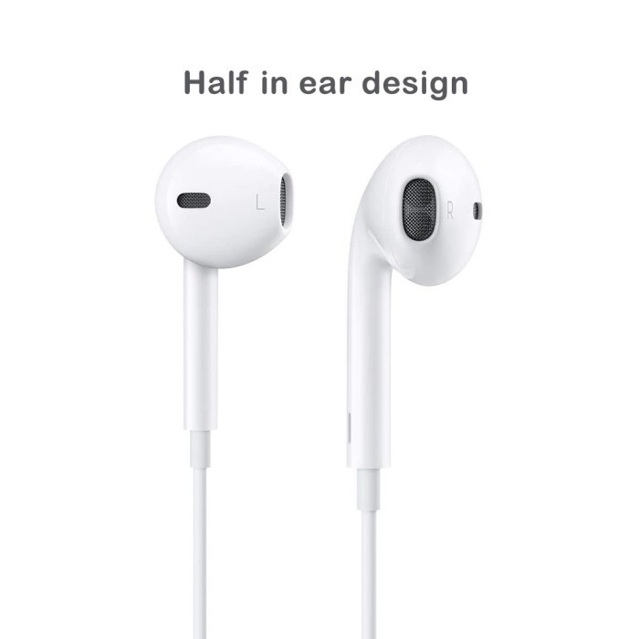 Apple Earpods Lightning Connector Headset Earphone Iphone Original