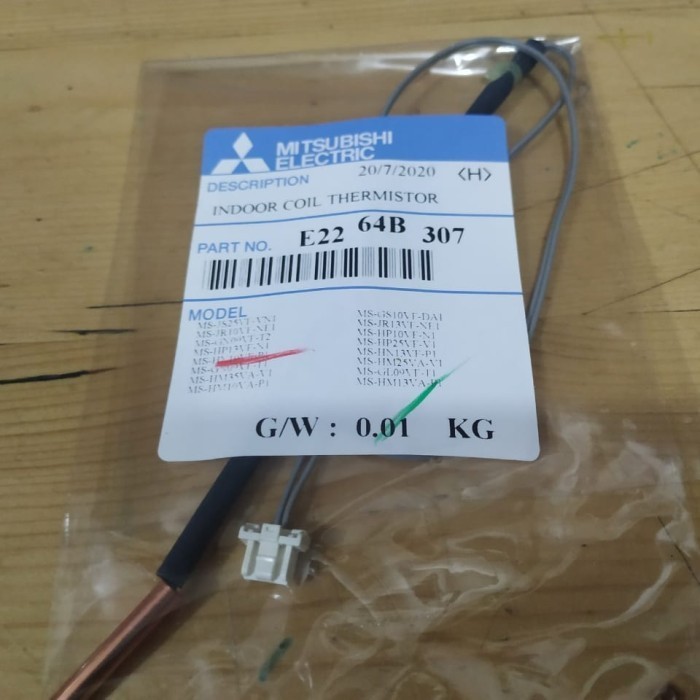 Termistor coil AC Mitsubishi Electric 1 ~ 1,5 PK