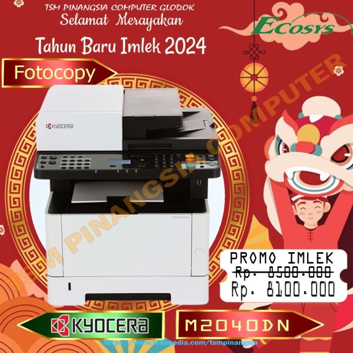 Fotocopy Printer Kyocera ECOSYS M2040dn Print Scan Copy M 2040 DN
