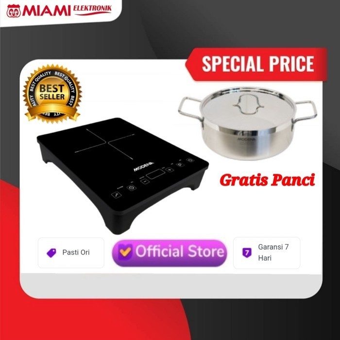 Portable Induction Modena Pi1314L Kompor Induksi Modena Pi 1314
