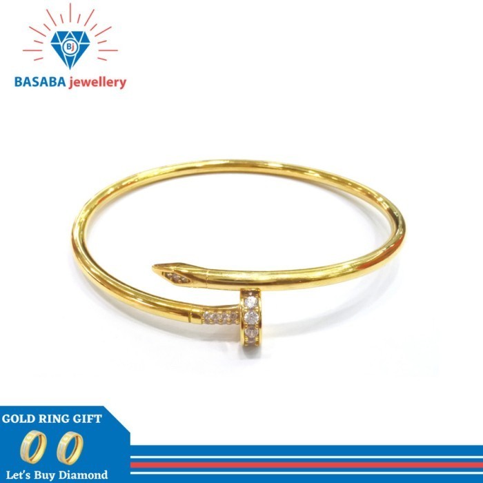 Gelang Paku Emas Asli (Original)