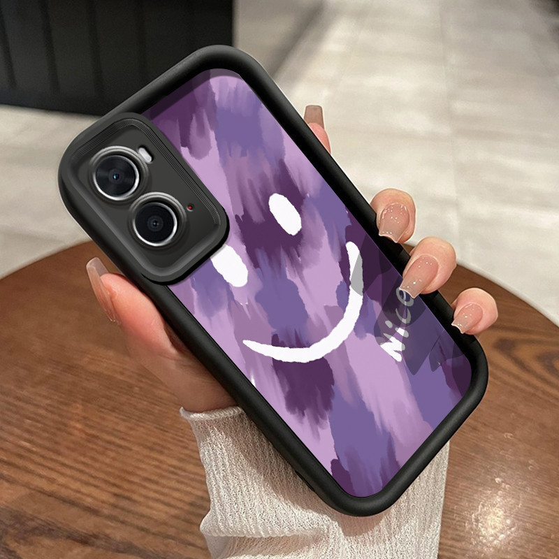 Casing Hp OPPO A36 OPPO A76 OPPO A96 Case perlindungan lensa kamera Softcase ganda Kesing HP pola wa