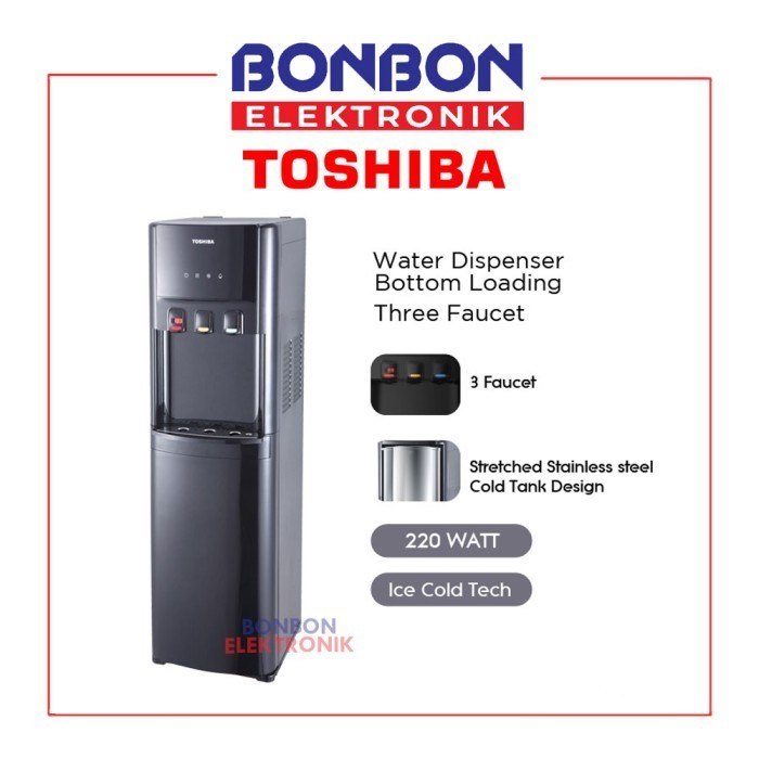 Toshiba Dispenser Galon Bawah Rwf 1615Bn / Rwf-W 1615 Bn / Rwfw1615Bn