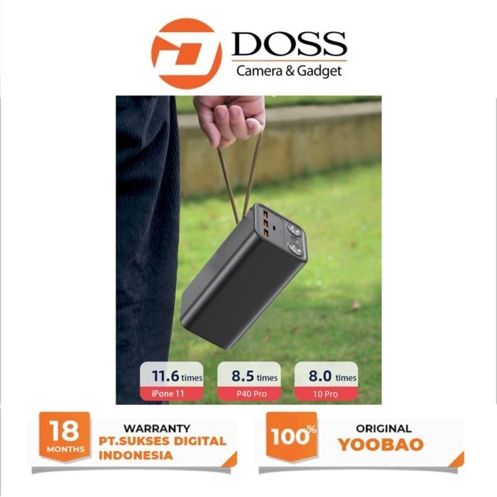 Yoobao H5 50000 Mah Black