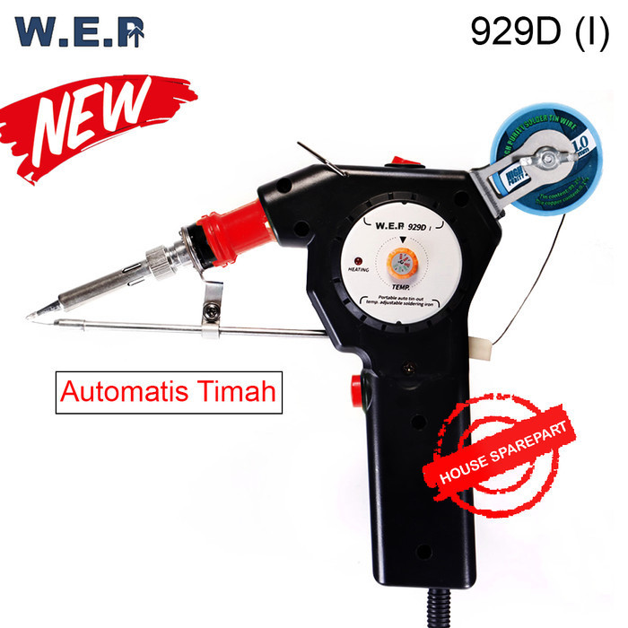 Wep 929D (I) Automatic Welding Auto Feeding Solder Gun Pengumpan Timah
