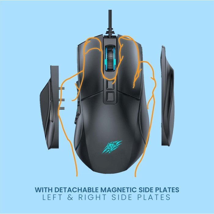 Mouse Gaming Mmo/Moba Sades Kyu
