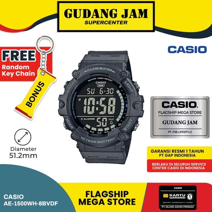 Casio General Ae-1500Wh-8Bvdf Ae-1500Wh Ae-1500 Ae1500Wh Ae1500