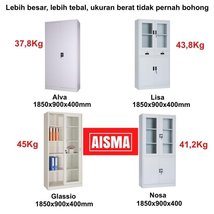 

Lemari Besi/Baja / Lemari File - Filling Cabinet
