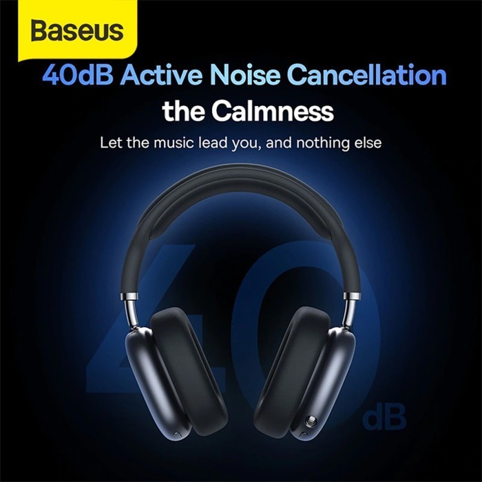 Baseus Bowie H2 Headphone Anc Headset Bluetooth Wireless