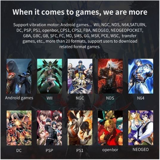 Anbernic Rg552 Retro Video Game Console Dual Systems Android Linux