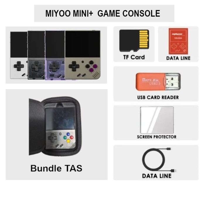 Miyoo Mini+ Plus Handheld Retro Game Console Portable Classic Gaming