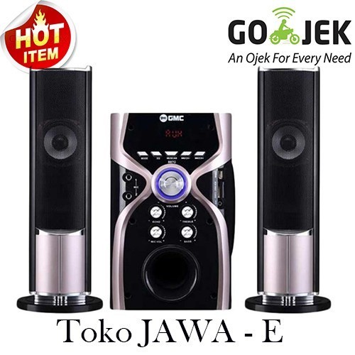 Gmc 887G Speaker Multimedia Aktif Ada Bluetooth Port Usb