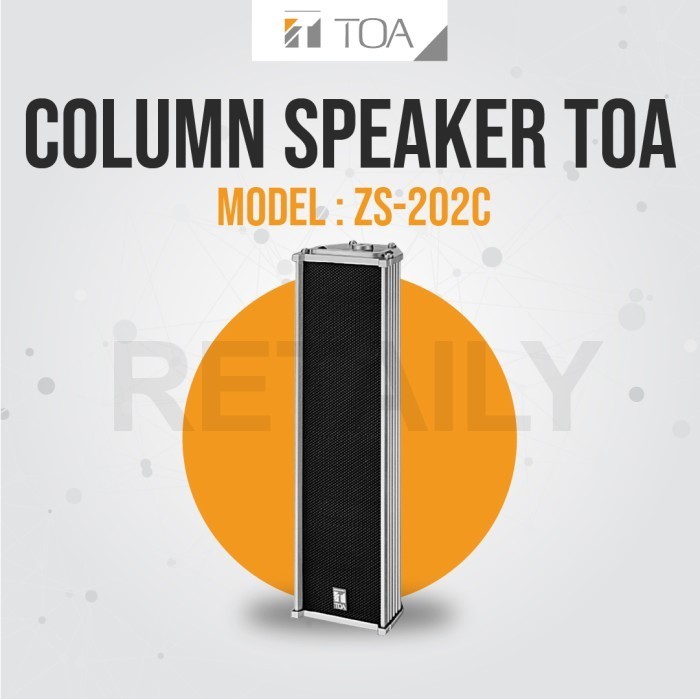 Column Speaker Toa Speaker Kolom Model Zs-202C Garansi Resmi