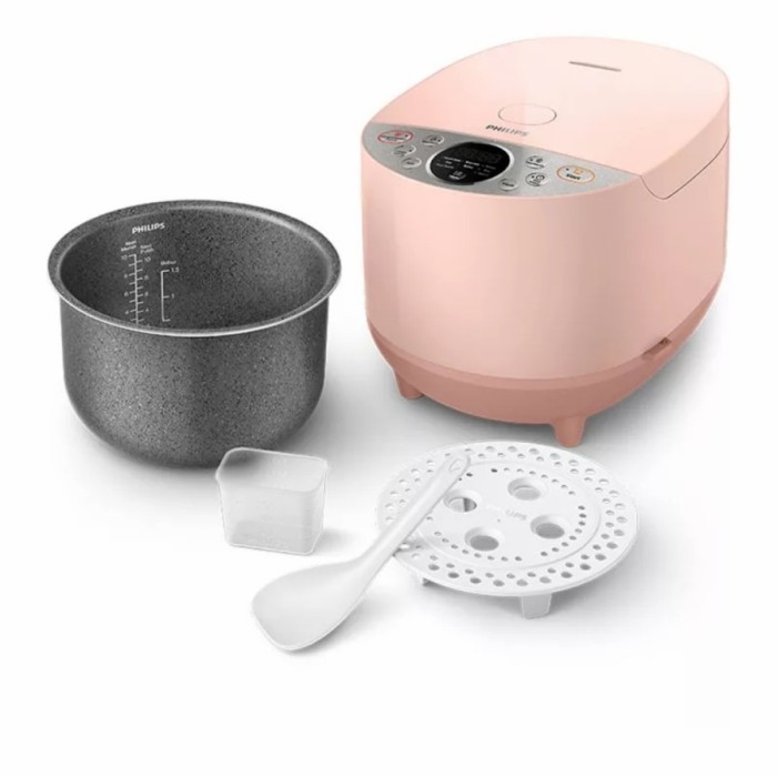 Philips Rice Cooker Hd4515 Digital 1.8L Penanak Nasi Hd 4515