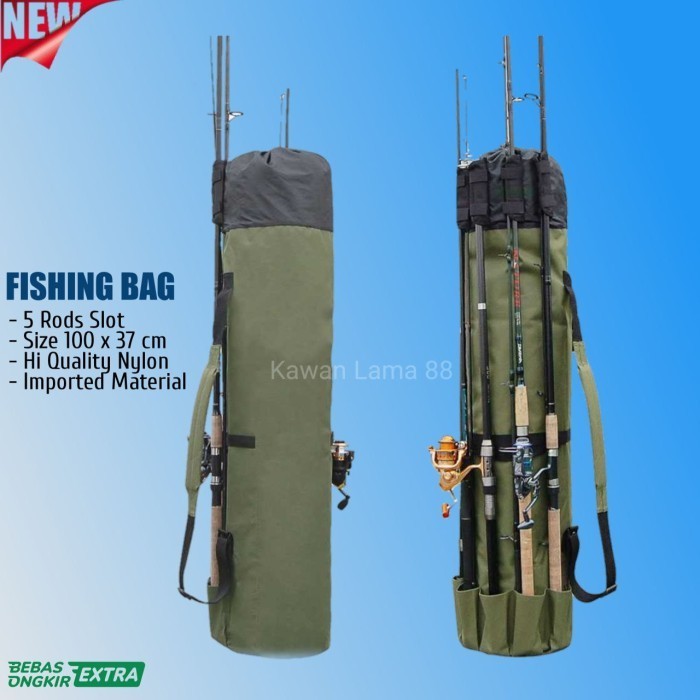 Tas Pancing Set Joran Tegek Kapasitas Besar 120Cm