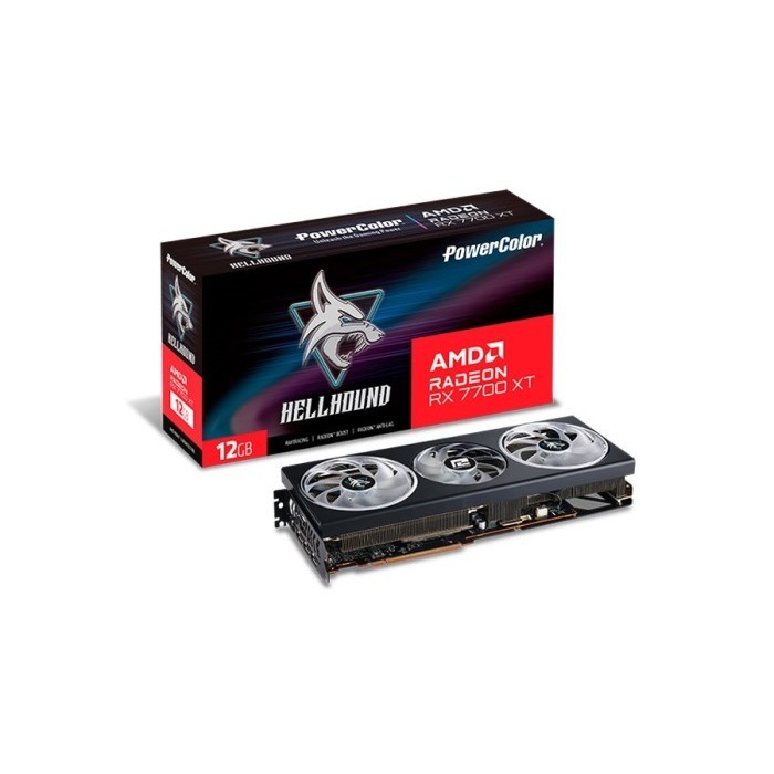 Powercolor Radeon Rx 7700 Xt 12Gb Gddr6 Hellhound